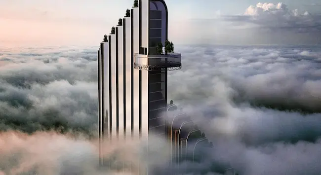 Office in East Tower 70m fully finished